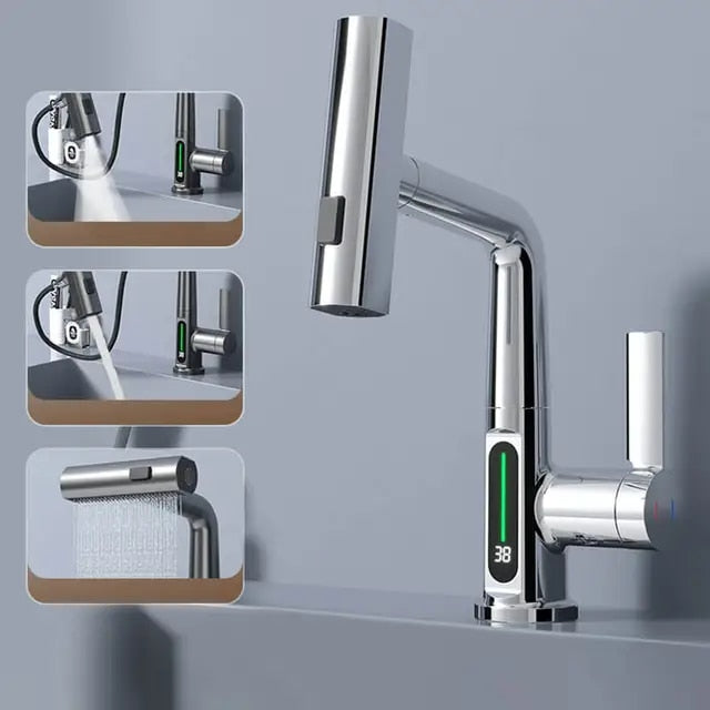 AquaFlow™ - Robinet-fontaine intelligent extensible 3-en-1