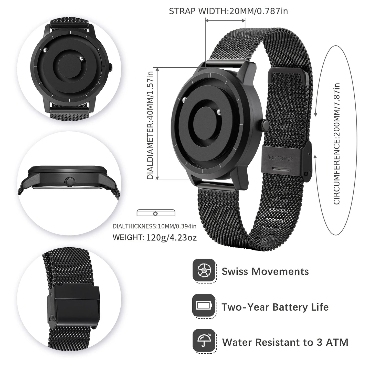 Magneto™ - Unisex Magnetic Watch